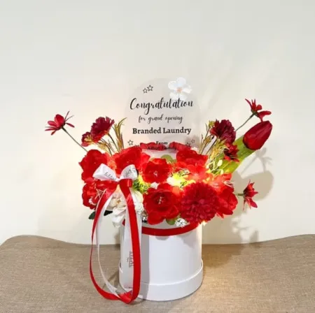 Bloom Box Akrilik Ucapan Grand Opening Banjar