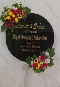 Papan Akrilik Ucapan Ulang Tahun Banjar
